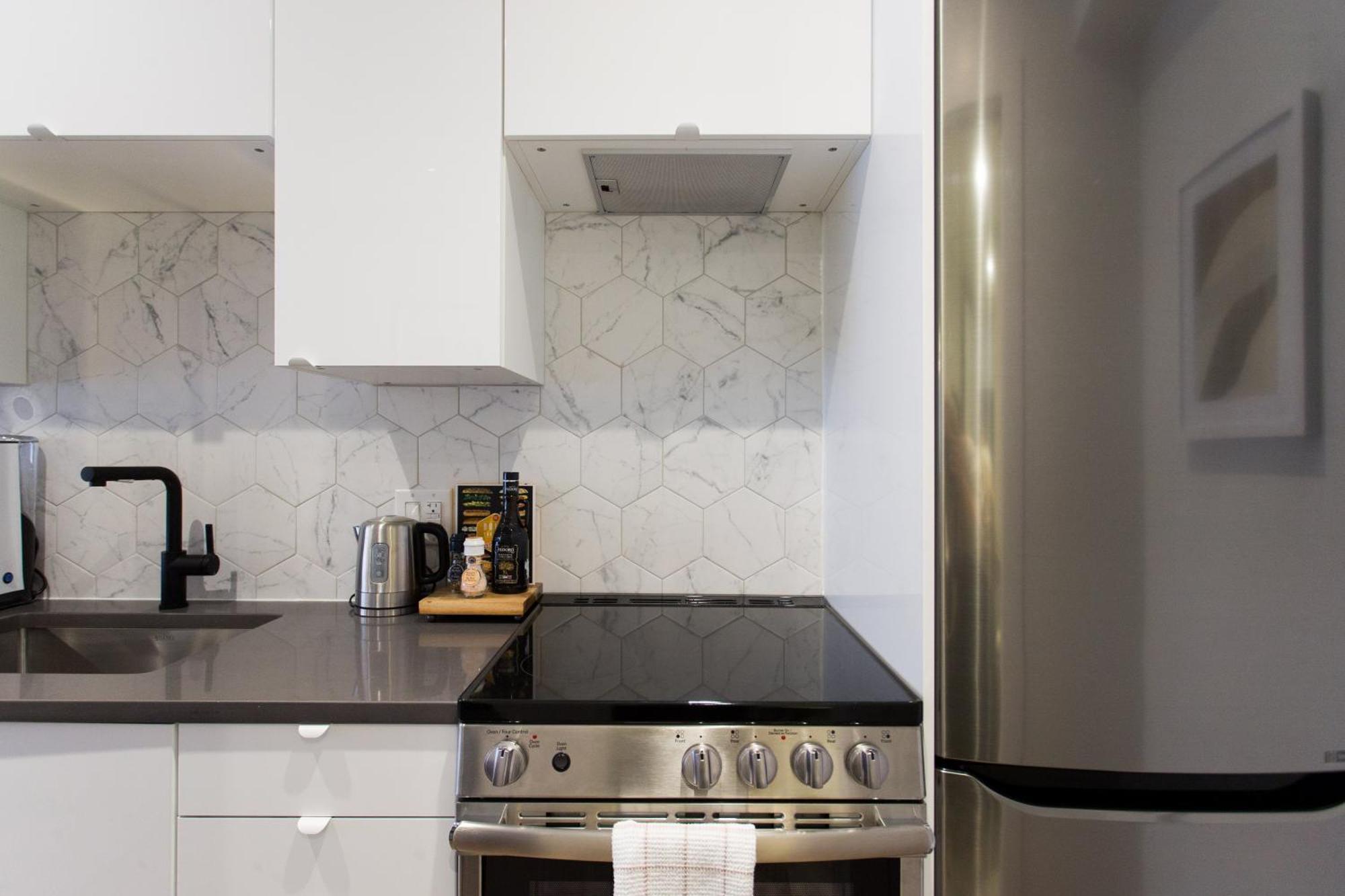 Scandinavian Studio With Full Kitchen And Bath By Den Stays 몬트리올 객실 사진